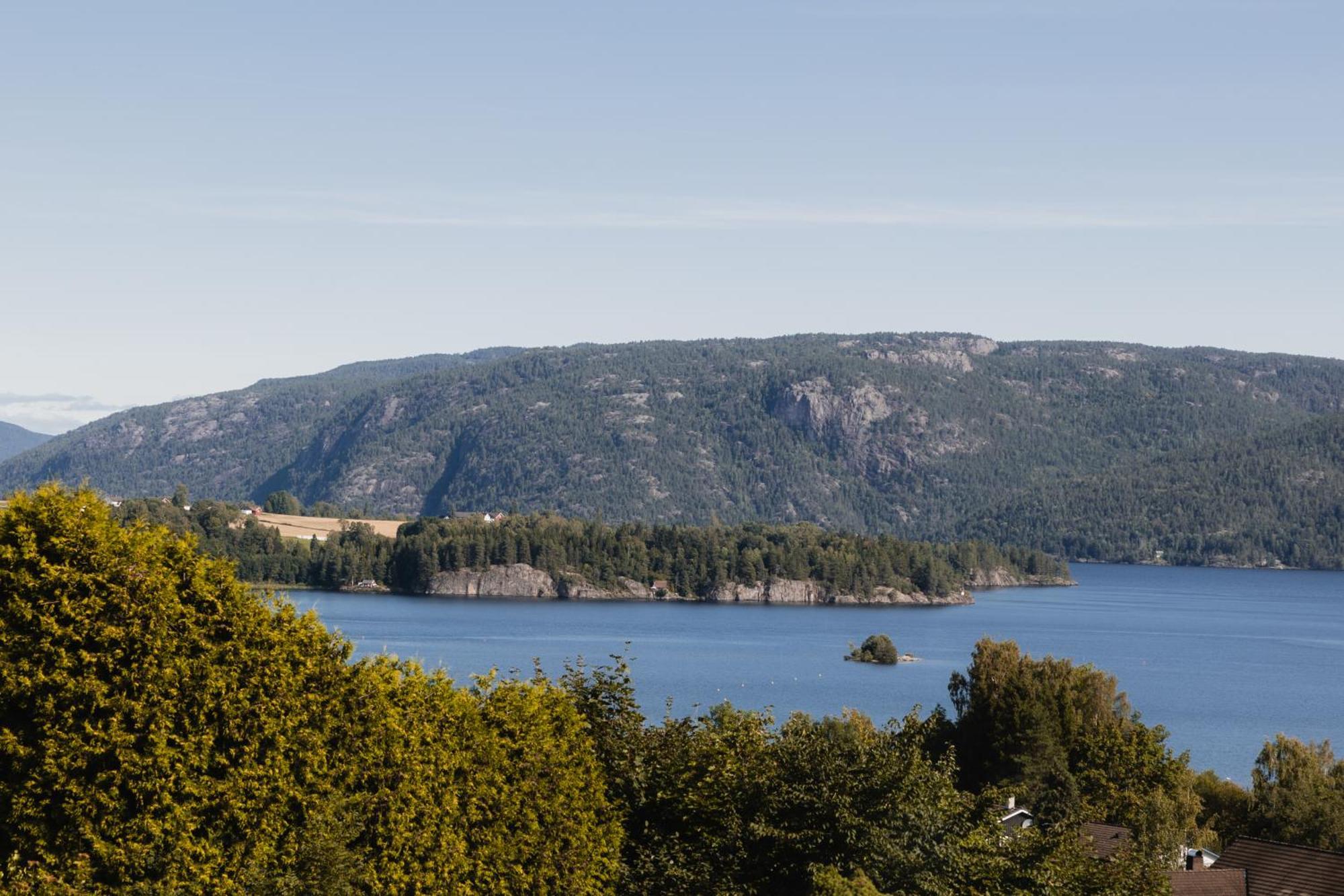 Leilighet Med Flott Uteplass Ulefoss Exterior foto
